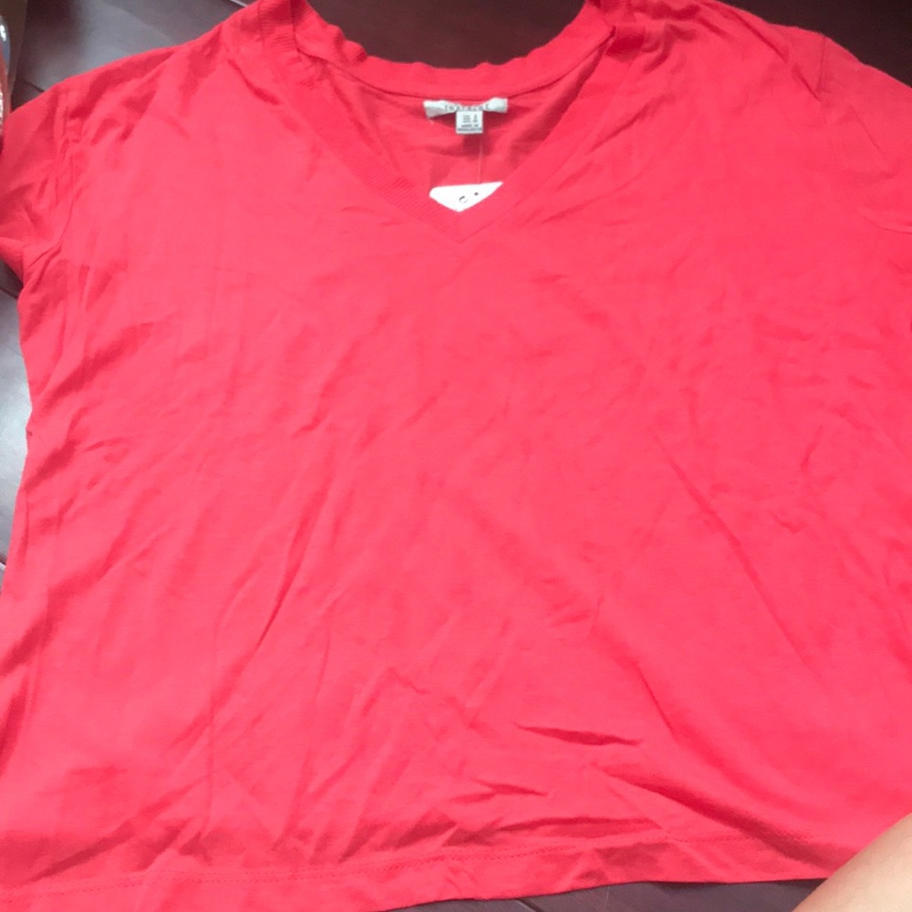 Red Zara shirt
